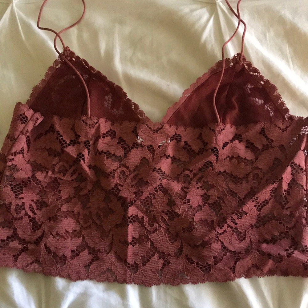 Intimated by Free People Lace Crop - Picture 2 of 3